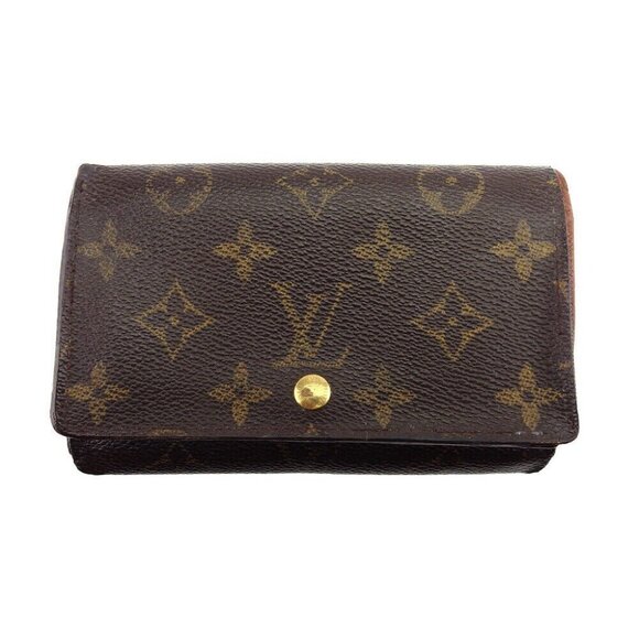LOUIS VUITTON L -shaped zipper wallet Middle -length wallet USED - Picture 1 of 12